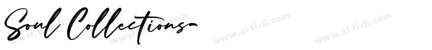 Soul Collections字体转换